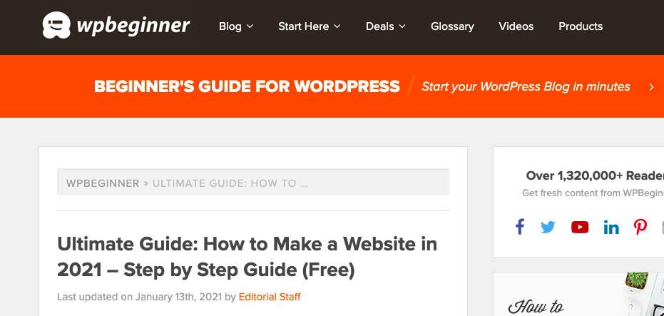 WP Beginner guide